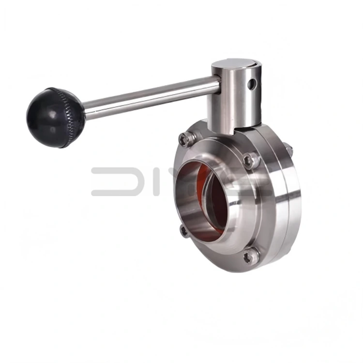 Ľahký SMS sanitárny motýľový ventil